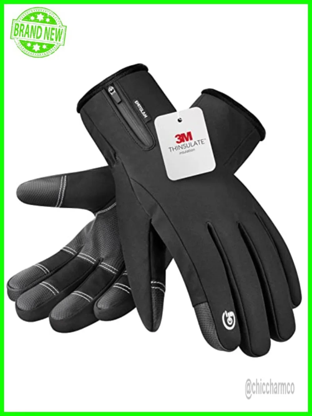 Unisex 3M Insulated Waterproof Ski Gloves - Touchscreen
